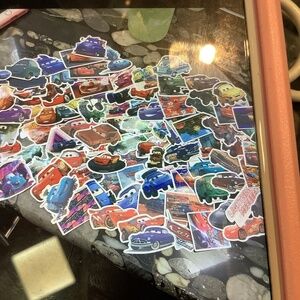 5 packs of 100 Pixar stickers (500 stickers)